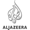 The logo for Aljazeera, a news network.